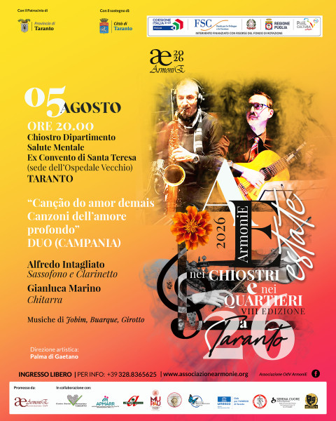 Canzoni dell’amore profondo _ ArmoniEstate nei Chiostri