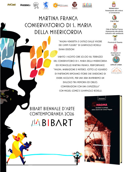 Bibart Biennale d'Arte Contemporanea 2026 "MAGMA-Vendetta e castigo dalle viscere dei Campi Flegrei di Gianpaolo Roselli