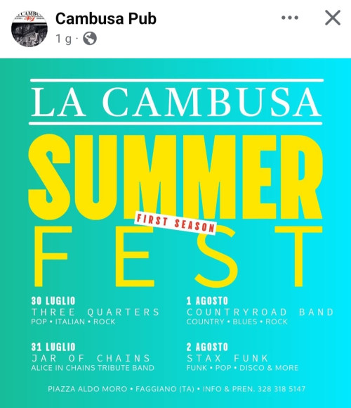 Summer Fest First Season