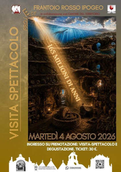 165 Milioni di Anni - Visita spettacolo