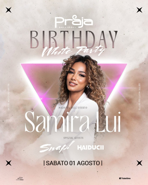 La Praja festeggia 18 anni con Samira Lui, Albertino e Snap!
