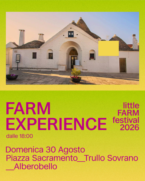 FARM EXPERIENCE - L’ESSENZIALE + Lumiero in concerto - LITTLE FARM Festival 2026