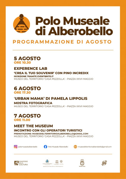POLO MUSEALE DI ALBEROBELLO - Programmazione di agosto