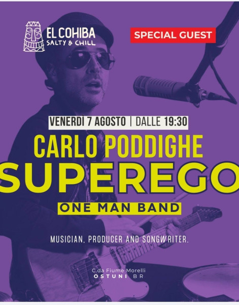 Carlo Poddighe in concerto. SuperEgo One man band.