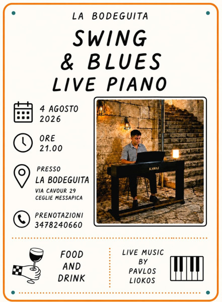 SWING & BLUES LIVE PIANO