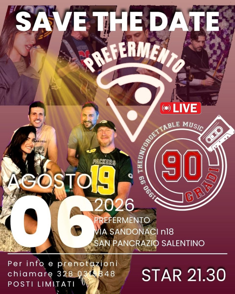 90Gradi live at Prefermento