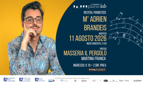 Piano Lab 2026 presenta Adrien Brandeis