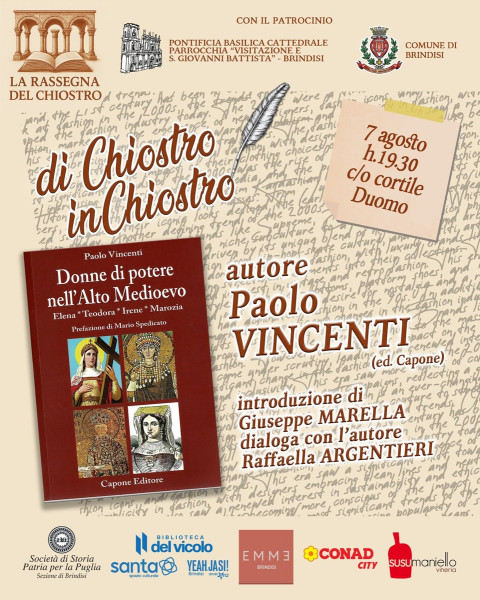 La Rassegna del Chiostro. 07 agosto. Serata dedicata alla Storia