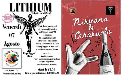 LITHIUM-Tribute to Nirvana Unplugged Duo LIVE@Mamma Cce Fuecu - Francavilla F.na (Br)