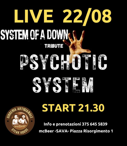 Psychotic system - system of a down tribute