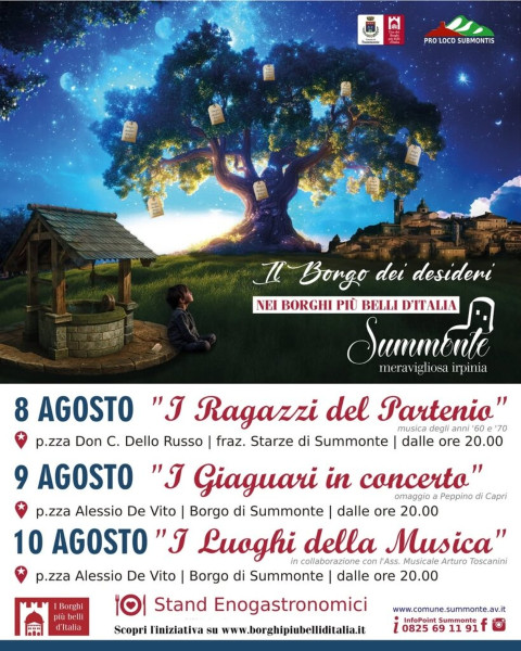 "Il Borgo dei Desideri" torna a Summonte  tra musica, magia e tradizione
