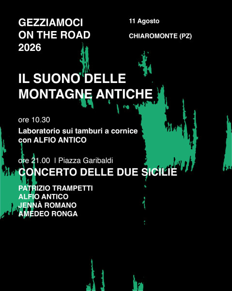 Alfio Antico, Patrizio Trampetti, Jennà Romano, Amedeo Ronga e Gennaro Scarpato  Il Suono delle Montagne Antiche