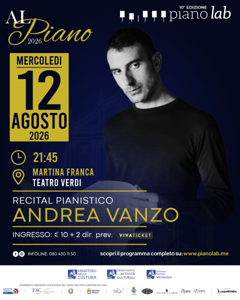 AL PIANO 2026 | Andrea Vanzo