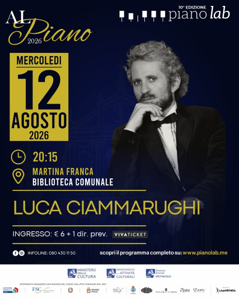 AL PIANO 2026 | Luca Ciammarughi