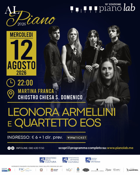 AL PIANO 2026 | Leonora Armellini e il Quartetto Eos