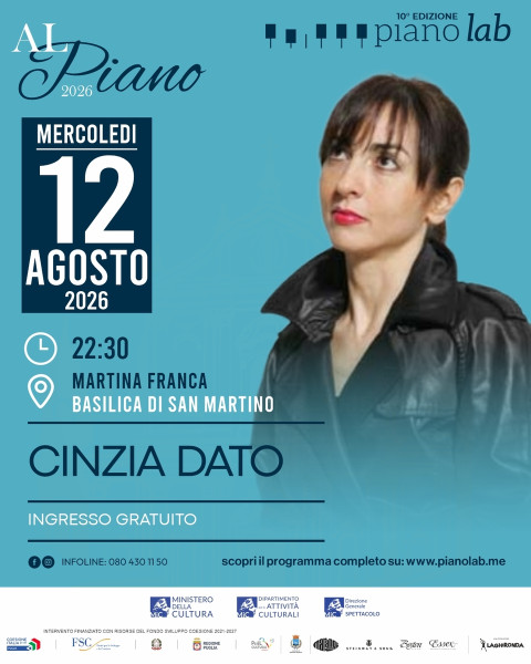 AL PIANO 2026 | Cinzia Dato
