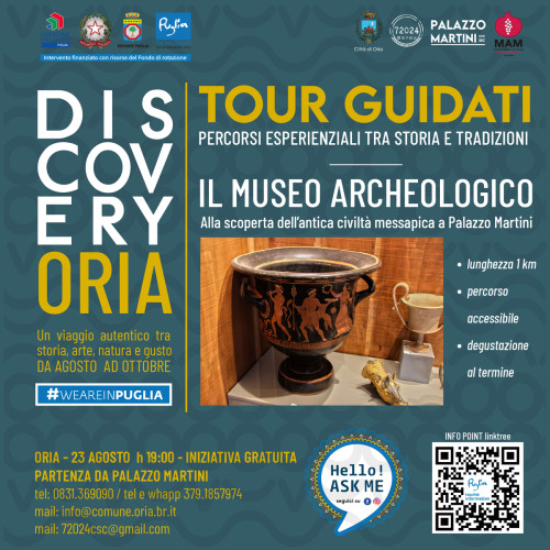 Tour Guidati - Il museo archeologico e dei messapi "Demetra e Persefone"