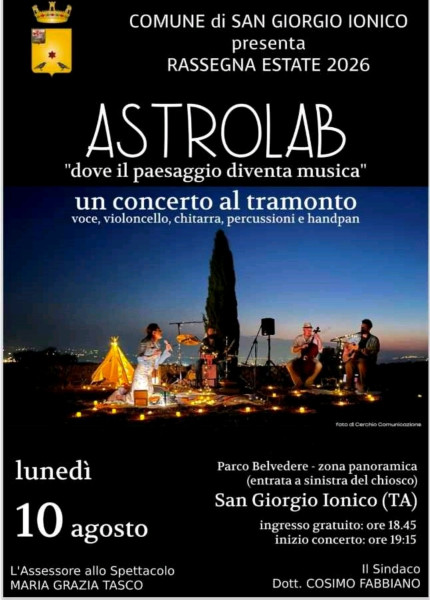 Concerto al Tramonto Degli Astrolab