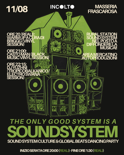 THE ONLY GOOD SYSTEM... IS A SOUNDSYSTEM!