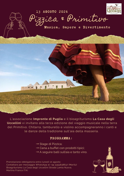 Pizzica e Primitivo