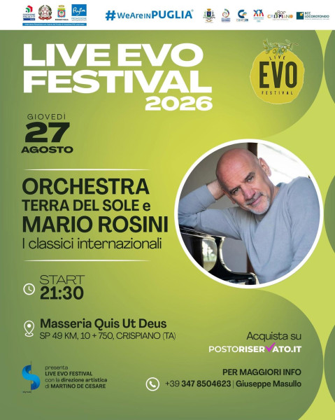Mario Rosini e l’Orchestra Terra del Sole