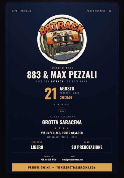 A PORTO CESAREO LA MAGIA DEGLI 883 E DI MAX PEZZALI