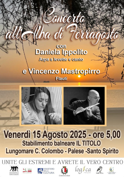 Concerto all’Alba di Ferragosto con Daniela Ippolito e Vincenzo Mastropirro