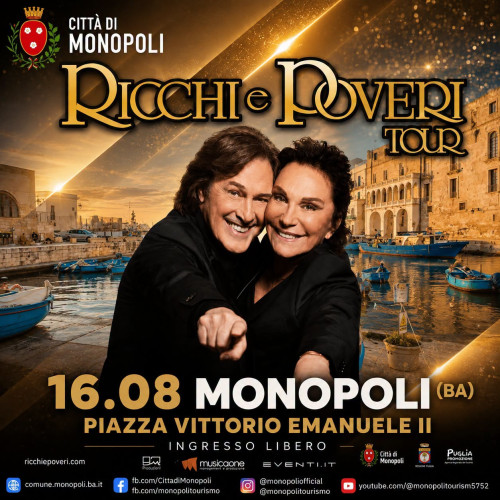 I Ricchi e Poveri in concerto gratuito