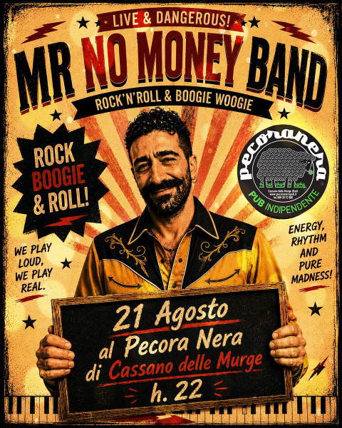 MR. NO MONEY BAND in concerto