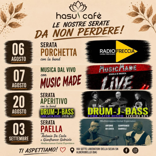 DRUM J BASS live @ Hasu cafe