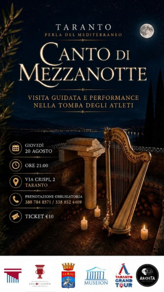 Canto di mezzanotte - visita guidata e performance