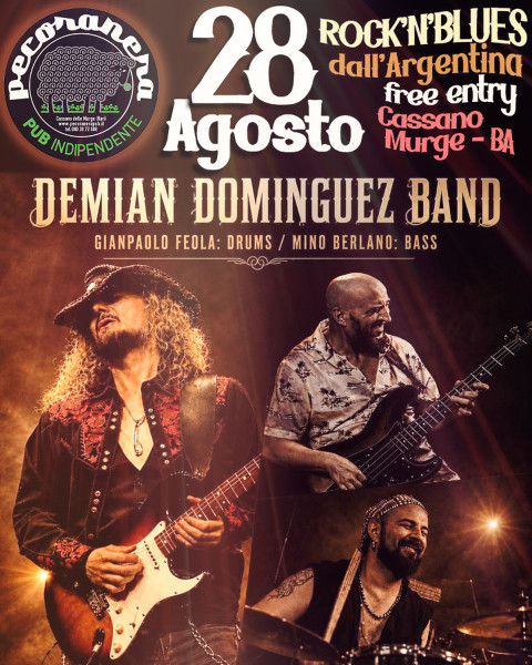 DEMIAN DOMINGUEZ BAND in concerto