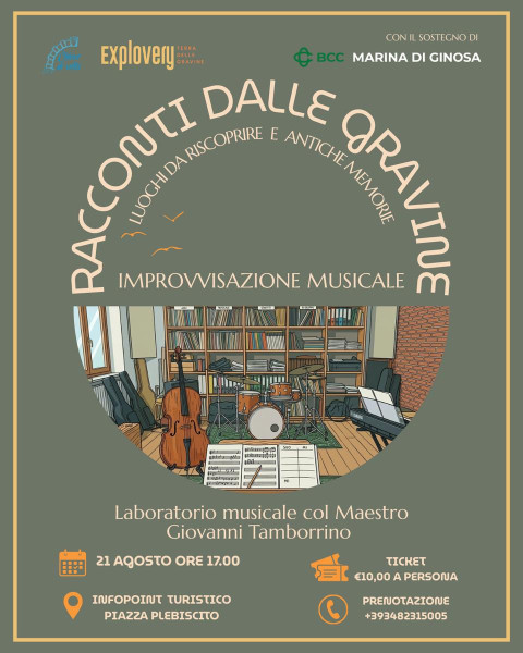IMPROVVISAZIONE MUSICALE: Lab col Maestro Tamborrino