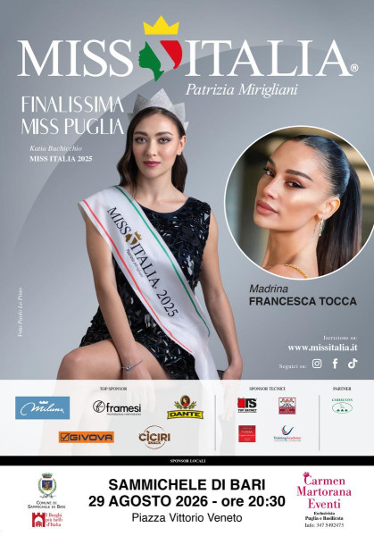 Finalissima Miss Puglia con ospite Francesca Tocca