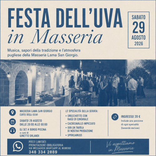 Festa dell'Uva in Masseria