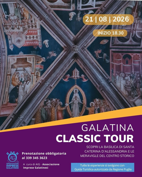 Salento tra capolavori dell'arte e segreti si scopre con Galatina Classic Tour