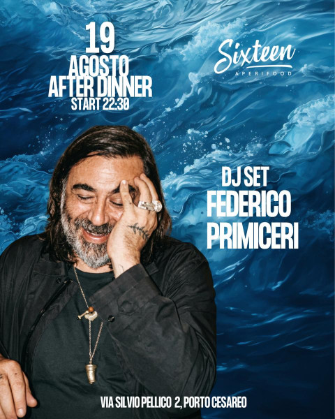 Federico Primiceri in Consolle al Sixteen Tra Elettronica e Sonorità Tropical