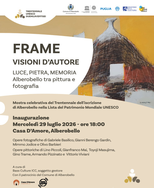 Mostra LUCE, PIETRA, MEMORIA: Alberobello tra pittura e fotografie