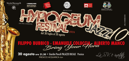 Bring Your Horn - Hypogeum Jazz Festival