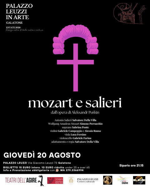 MOZART E SALIERI dall’opera di Aleksandr Pukin