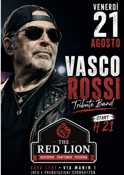 Cena spettacolo Vasco Rossi Tribute Band