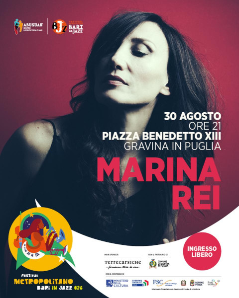 Marina Rei per Bari in jazz 2026
