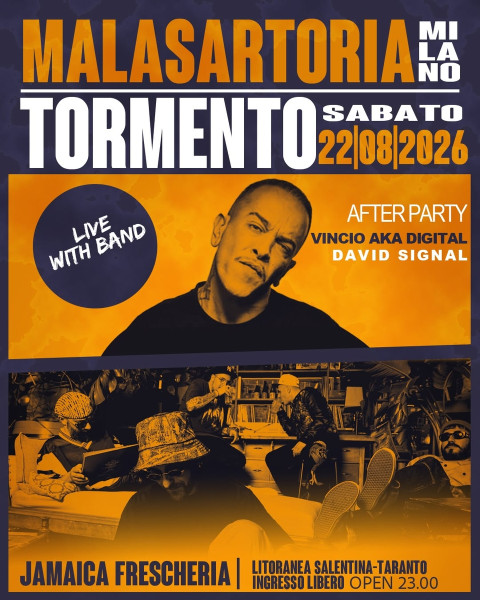 MalaSartoria Milano band ls Tormento(SottoTono)