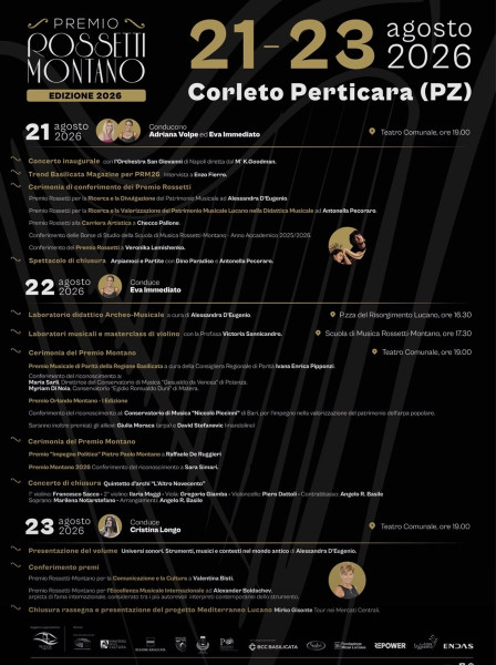 Concerto d’apertura per il Premio Rossetti Montano