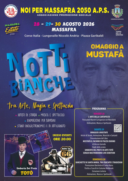 Notti Bianche, tra arte magia e spettacolo