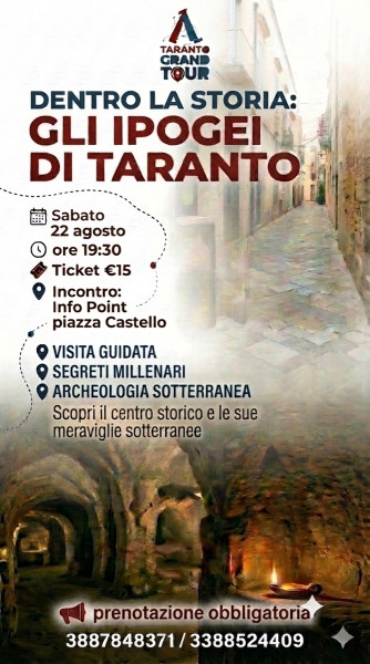 Visita agli Ipogei e al Centro Storico di Taranto