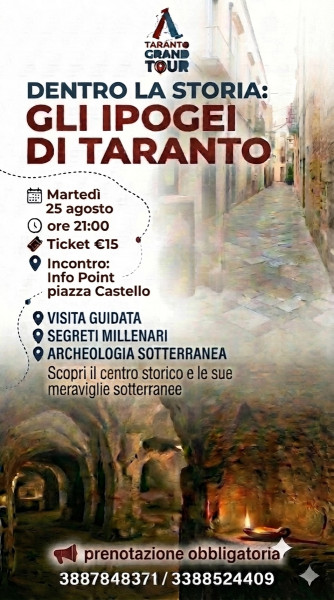Visita agli Ipogei e al Centro Storico di Taranto