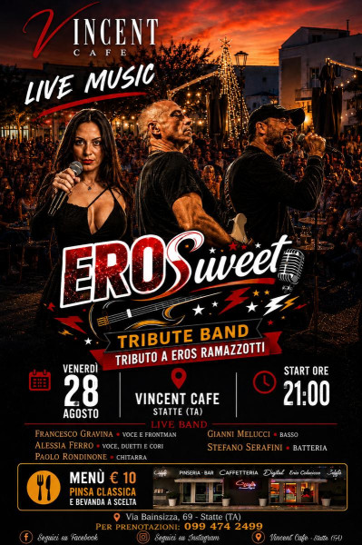 Erosweet tribute band ( Tributo ad Eros Ramazzotti)