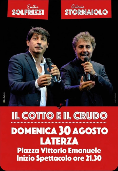 Emilio Solfrizzi e Antonio Stornaiolo a Laterza