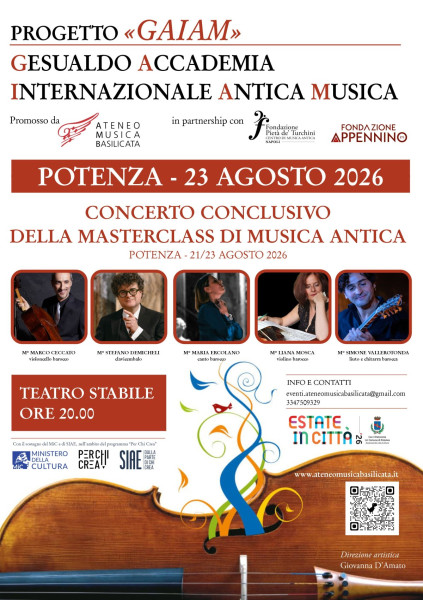 GAIAM - Gesualdo Accademia Internazionale Antica Musica